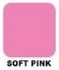 Soft Pink Sign (window) Vinyl - 15" x 36"
